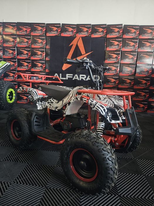 ATV Hummer pentru copii pe benzina de 49cc in 2 timpi, se poate limita viteza, Nou adus din Germania