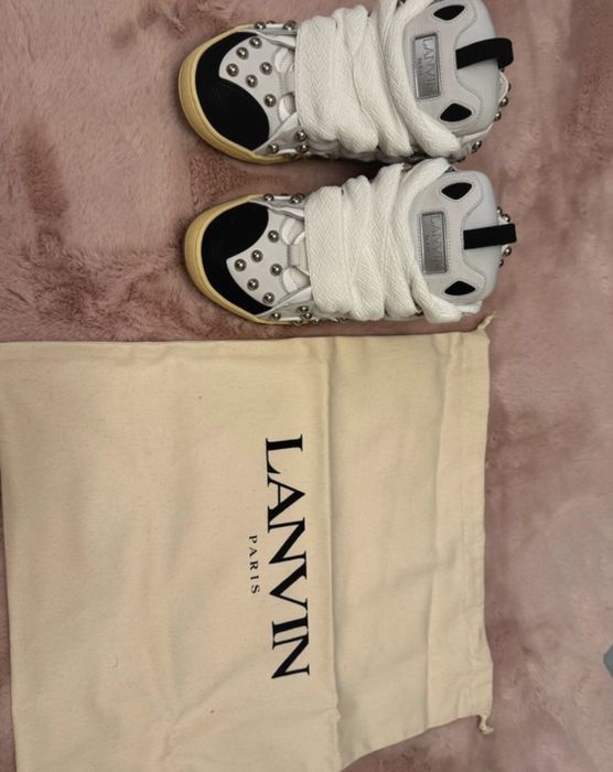 Lanvin curb sneakers