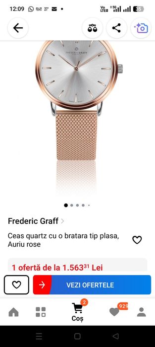 Ceas dama Frederic Graff