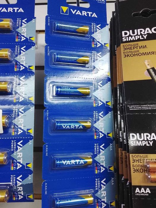 Varta 1.5V 6 talik —  donasi 8000 so'm