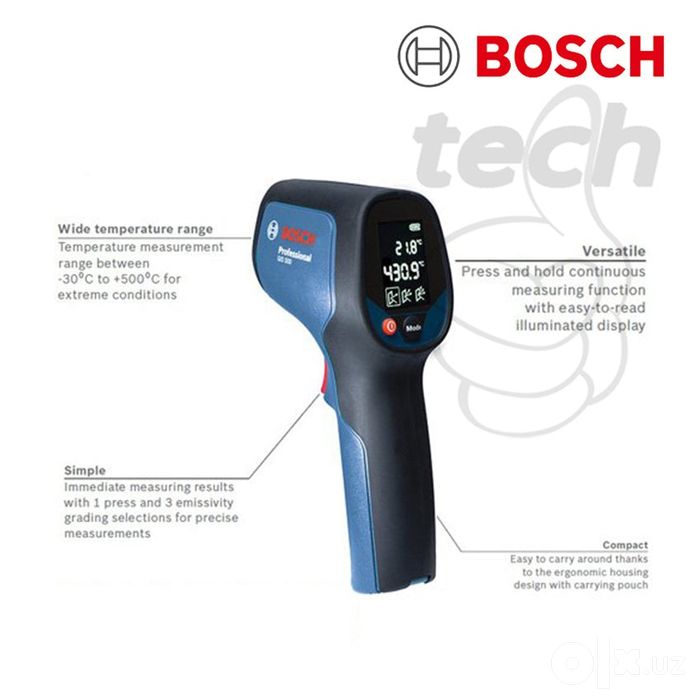 Термометр BOSCH Gis 500
Термометртермометр) BOSCH GIS 1000 Cтермометр)