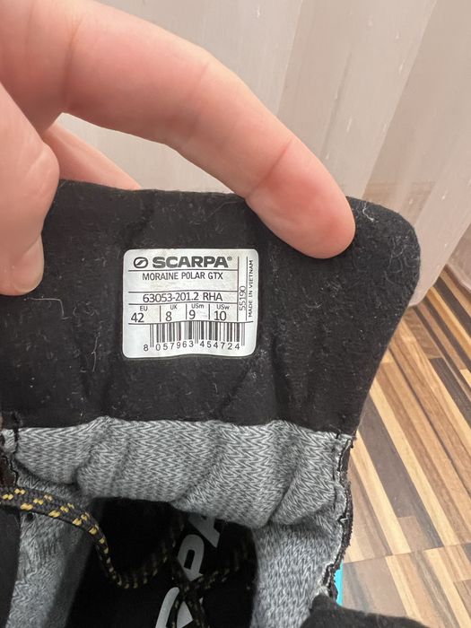 Scarpa Moraine polar GTX- winter 42номер