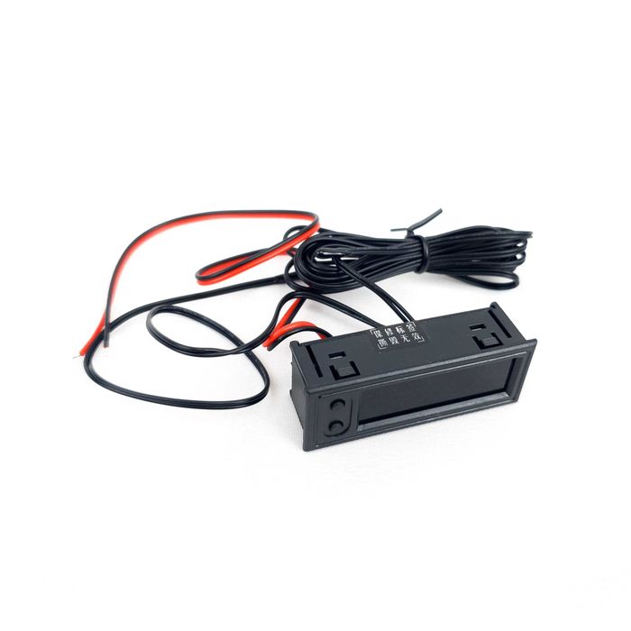 Modul Electronic Digital 4 în 1 – Voltmetru + Termometru + Ceas – Afișează Tensiunea Acumulatorului, Temperatura Interioară și Exterioară, Ora – T12