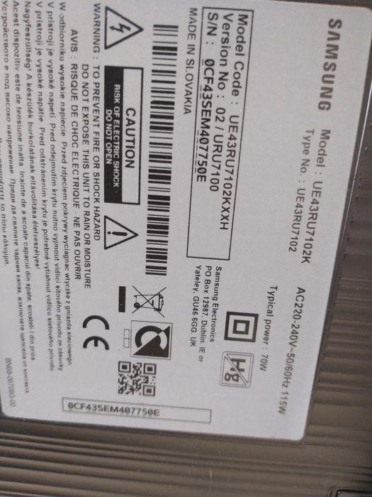 Tv Smart 4k  Samsung 108 cm Impecabil !