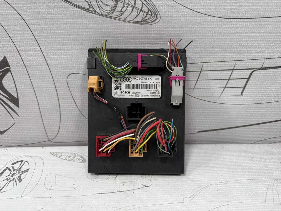 Modul confort BCM1 Audi A4 S4 B8 8K COD: 8K0907063K 2010 / [2008-2015] / (5B2)