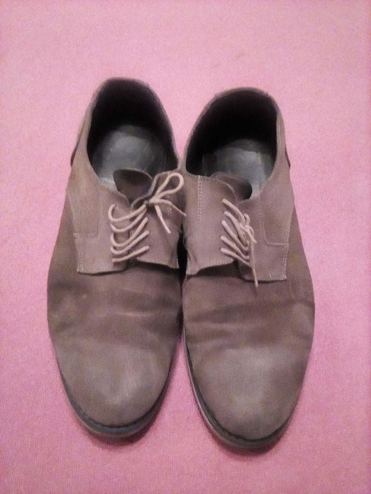 Pantofi barbati piele intoarsa marimea 45