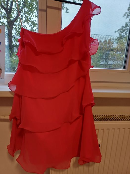 Коралово-червена рокля Vera Mont