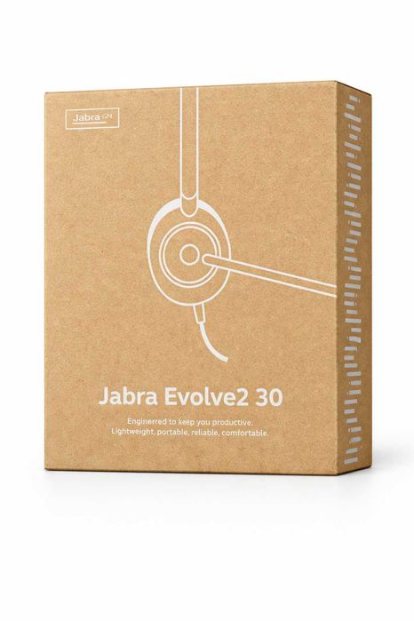 Jabra Evolve2 30 — Профессиональная Проводная Гарнитура. Есть доставка