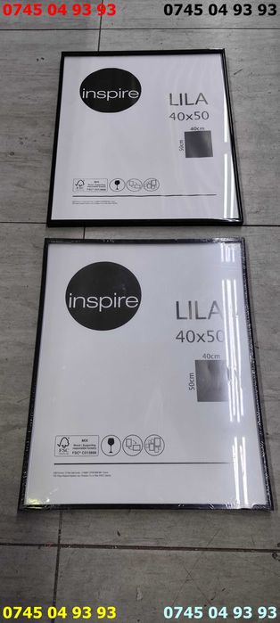 rama foto cu geam INSPIRE LILA 40x50 pret pe bucata sigilate