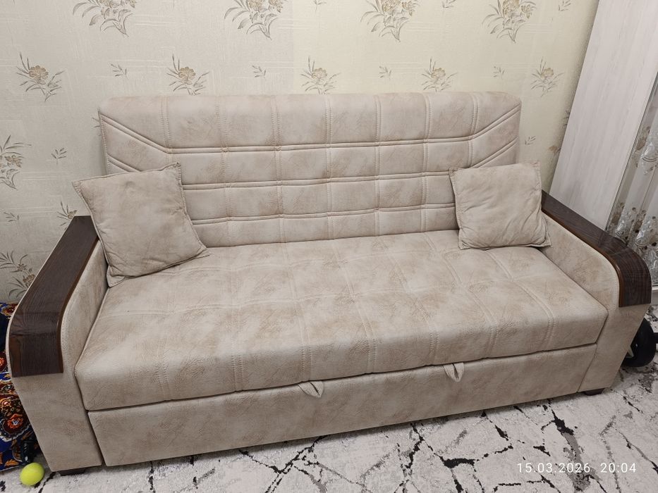 Диван кровать новый почти. Конкретным клиентам уступка есть. Келишамиз