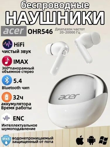 Продам наушники Acer