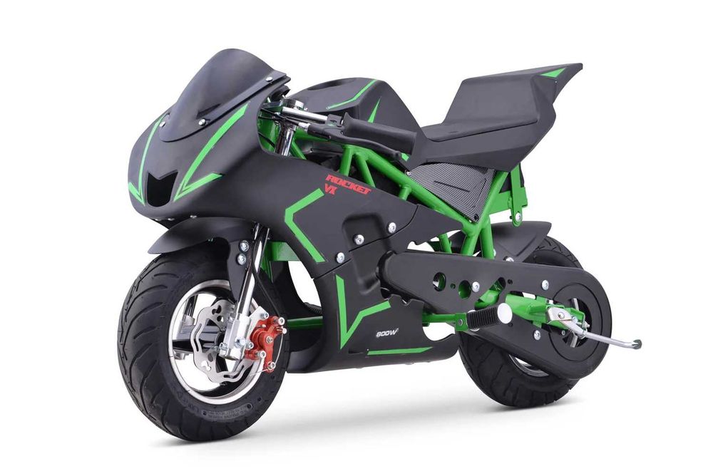 Motocicleta electrica  NITRO E-Pocketbike Rocket VX 6" 800W 36V Green