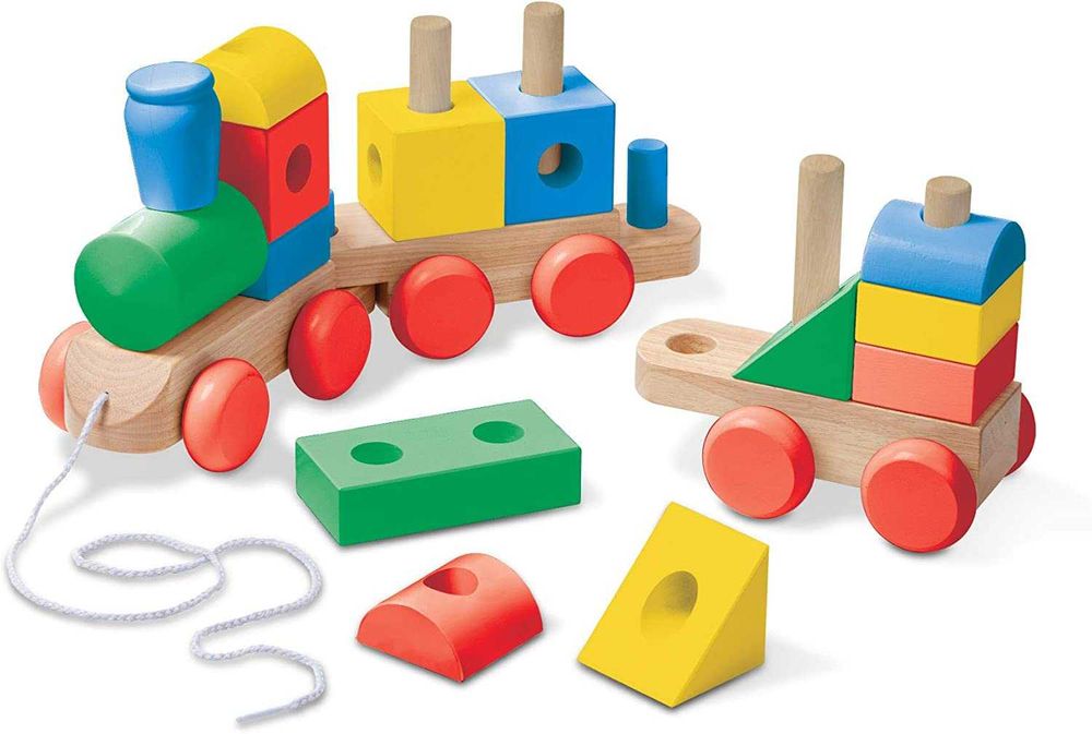Melissa & Doug голямo влакче от дърво 63.5 см/2 до 8 г.