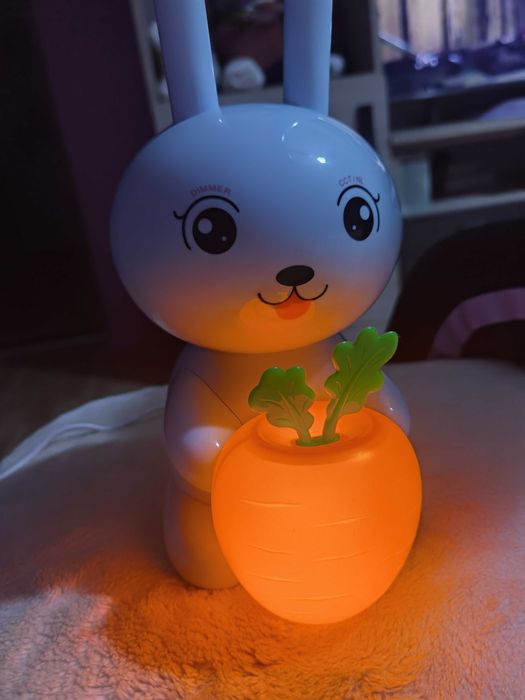 Lampa veghe birou iepuras Albastru