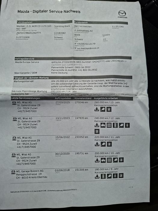 Продавам Mazda 6