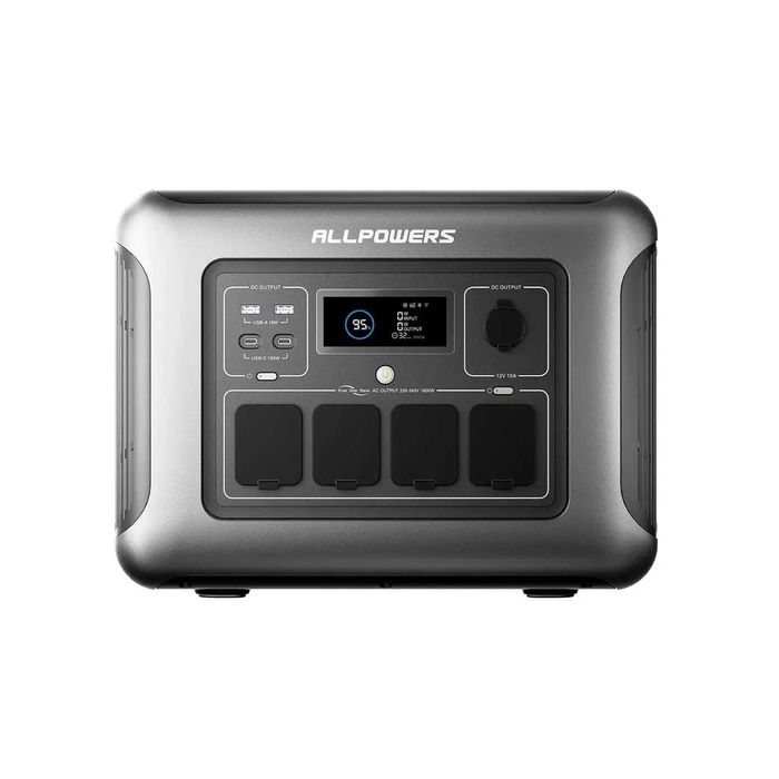 Allpowers R1500 Light 1056Wh + 4×100W + гъвкави соларни панела + кабел