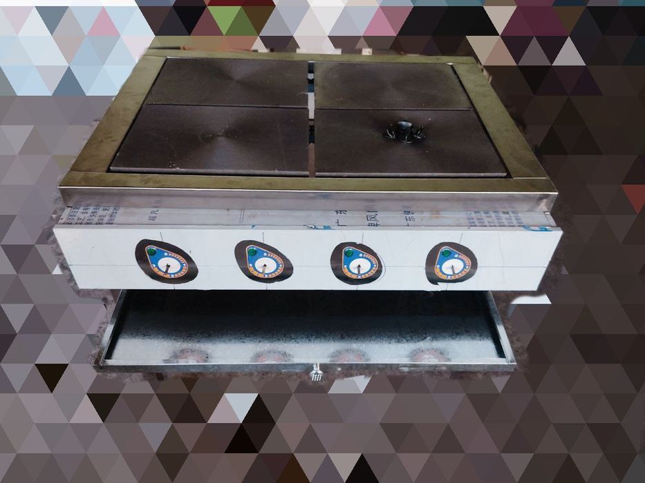 4 конфорочная плиты