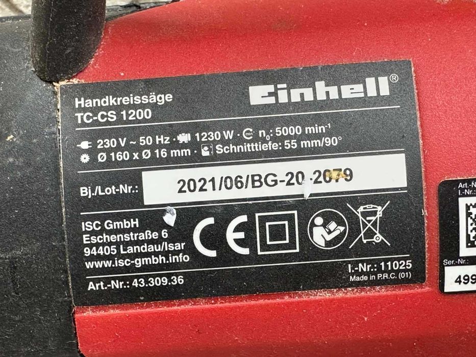 Ръчен циркуляр EINHELL TC-CS 1200