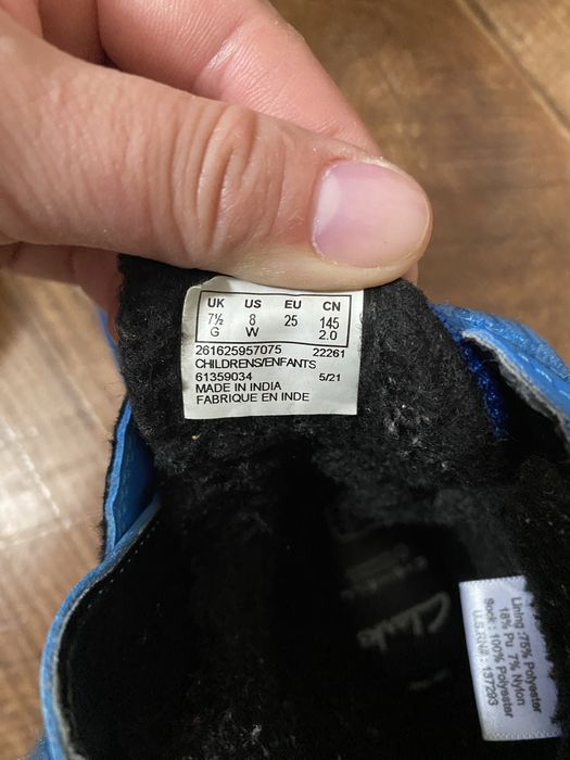 Ботинки детские Clarks, 25 -26 размер