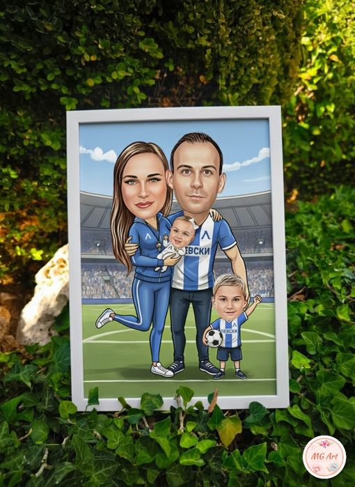 Шарж за 14 февруари или друг празник или кутийка за шоколад