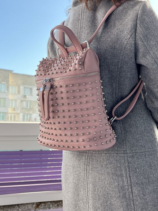 Нова кожена дамска раница