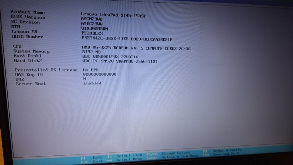 Laptop nou Lenovo Ideapad S145-15AST