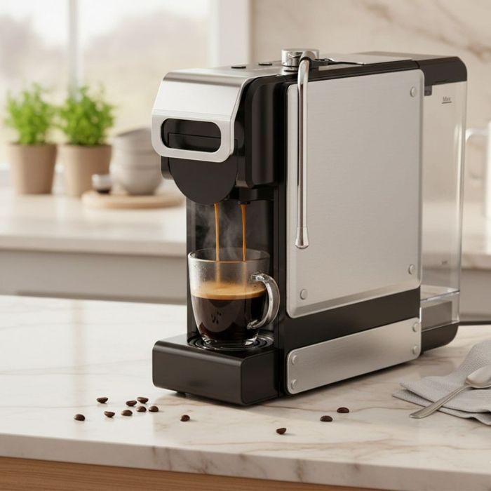 Еспресо машина 8в1 за капсули и мляно кафе Oliver Voltz