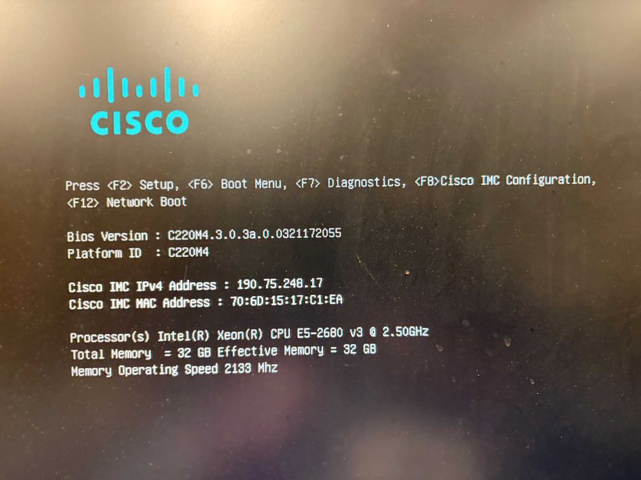 Сървър Cisco C220 M4 2x Xeon E5-2680 v3, 32GB DDR4, RAID, 2x PSU