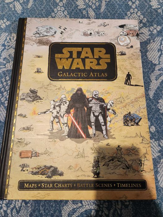 Големи книги Star Wars Galactic Atlas и Star Wars Revenge of the Sith