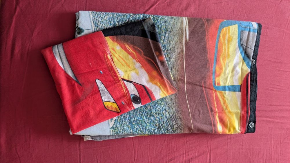 Lenjerie pat cars Mcqueen