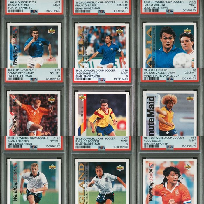 Panini Topps diverse Carduri/Stickere autentificate si gradate de PSA
