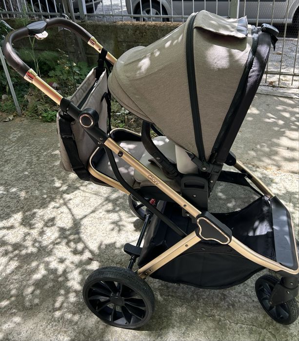 LORELLI Premium Комбинирана количка 2в1 GLORY PEARL BEIGE