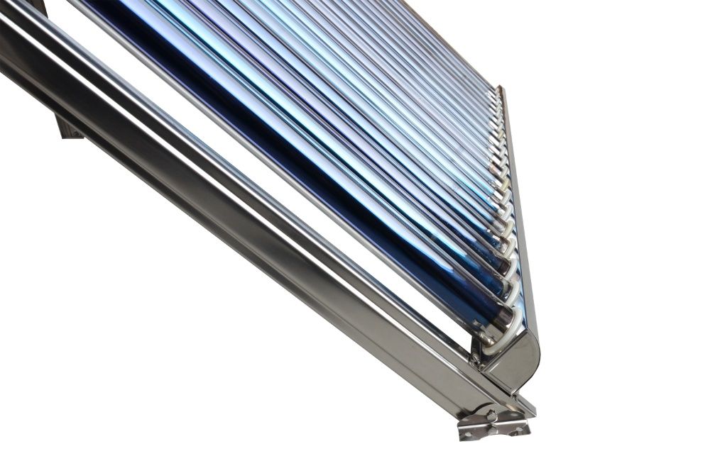 Panou Solar Presurizat INOX Cu Serpentina 120L 12 tuburi apa calda