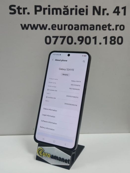 Telefon mobil Samsung Galaxy S24, Dual SIM, 8GB RAM, 128GB, 5G -P-