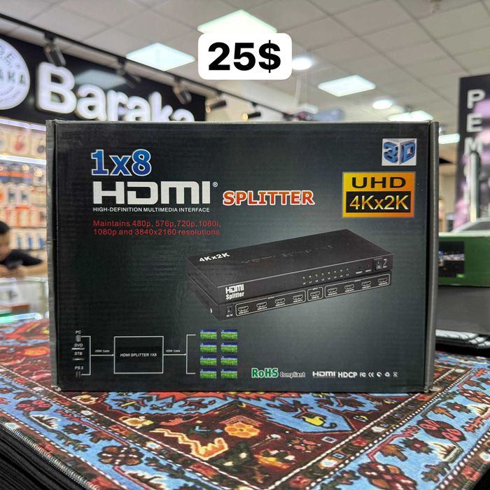 HDMI splitter и в ассортименте