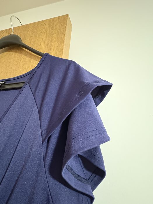 Rochie eleganta, bleumarin, dama