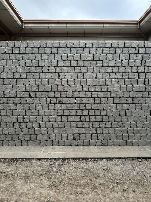 Шлака блок териш Забор, Временка  Шлака блок терамиз фундамент сувок