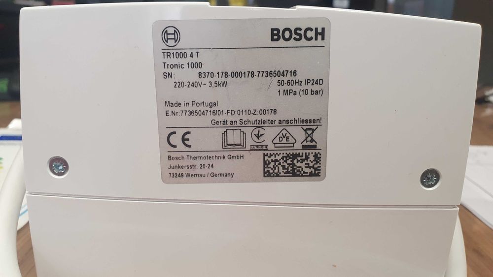 Проточен бойлер Bosch 3,5 kW