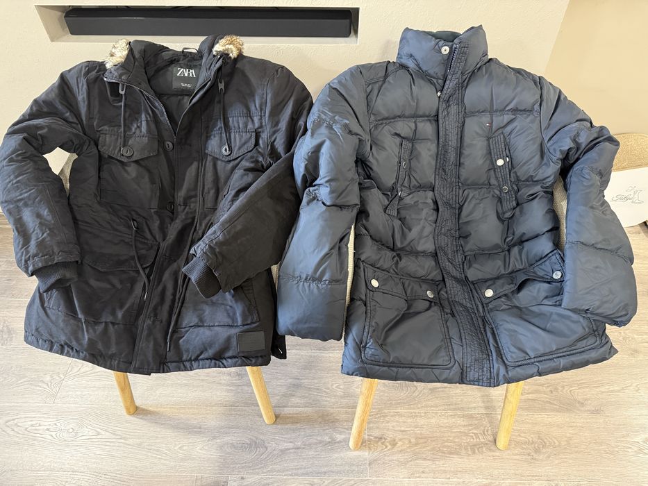 Мъжки зимни якета Zara Tommy Hilfiger