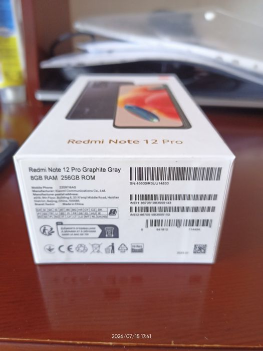 Redmi Note 13 Pro Graphite Gray 8gb ram 256gb rom