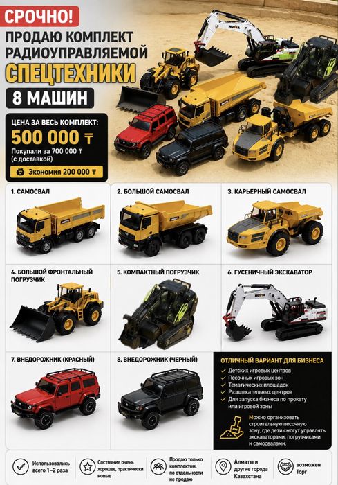 Машинки на пульте управления