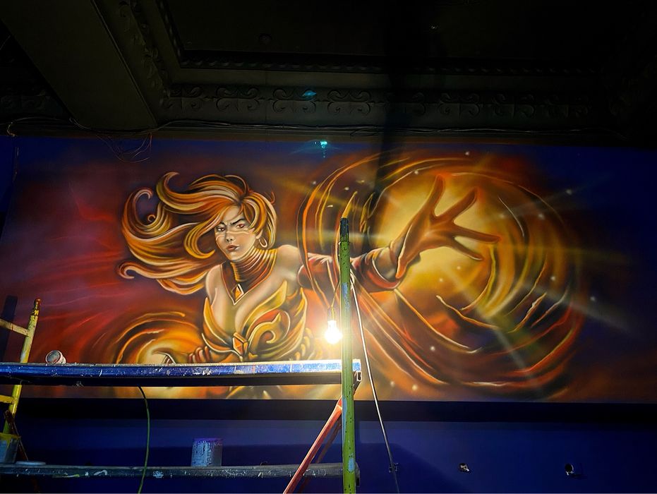 Мурал. Роспись стен. Художник