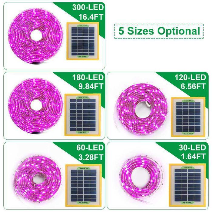 Iluminare UV solar cu panou solar pt cresterea plantelor Noaptea!