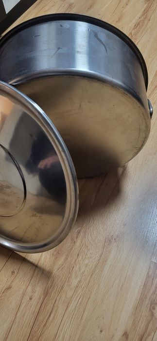Казан на Хром Силистра 20литра дебела неръждавеика алпака