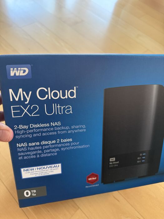 (NAS) WD My Cloud EX2 Ultra – 2-дискова кутия, без включени твърди дискове