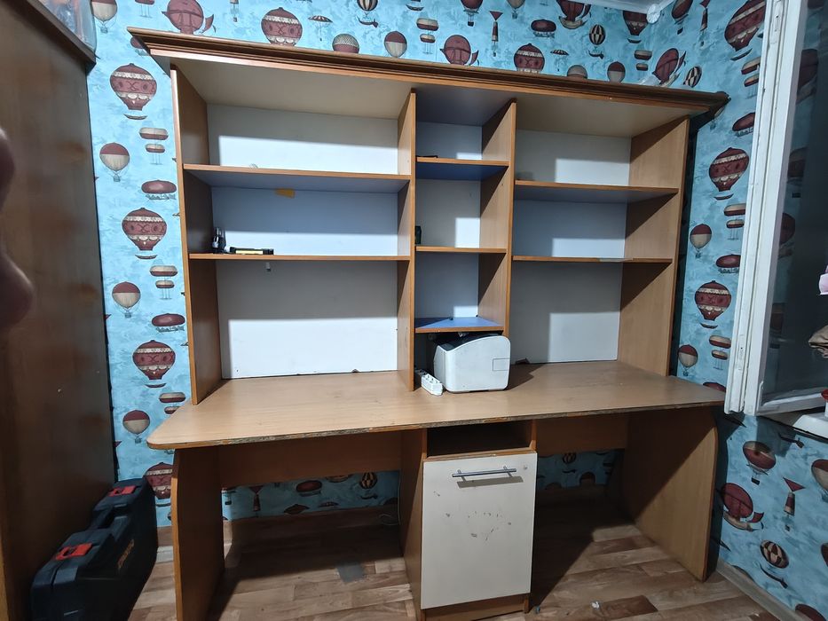 Парта-стол для двух учеников