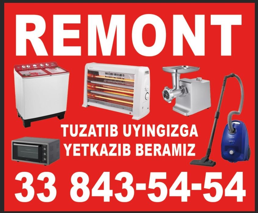 Mayishi texnika tuzatamiz olib ketib tuzatib olibkeberamiz