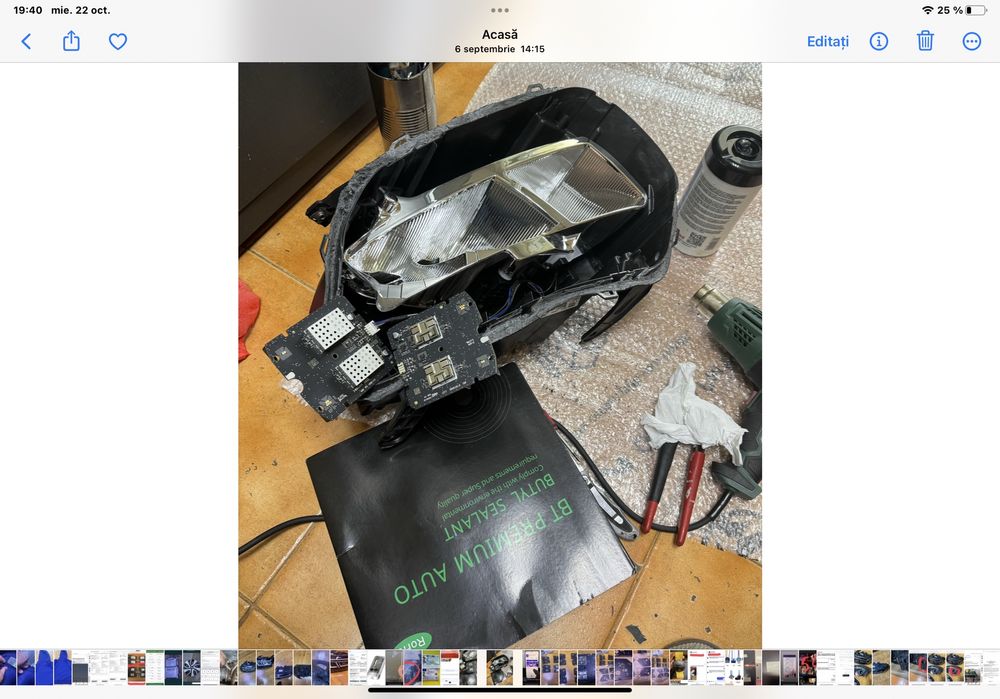 Reparatii faruri led Dacia Logan 3 - Duster Y