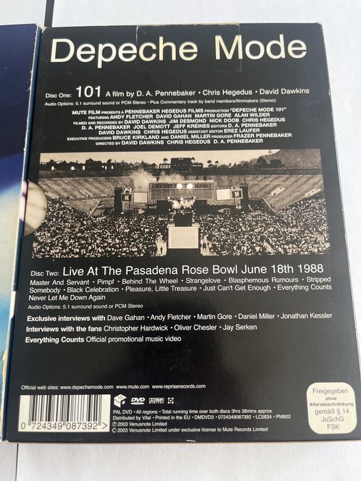Depeche Mode Dvd 101+Touring the angel
