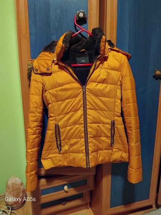 Зимно яке Зара с топла вата и качулка р-р S